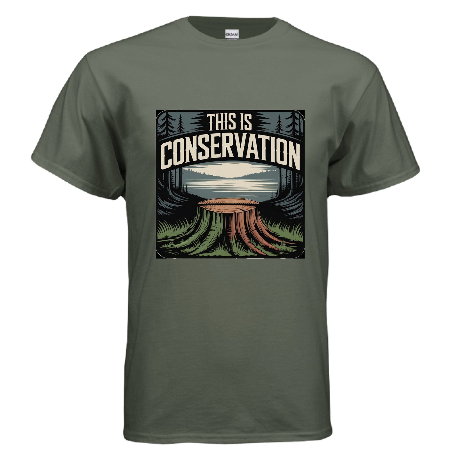 MILITARY GREEN - FRONT