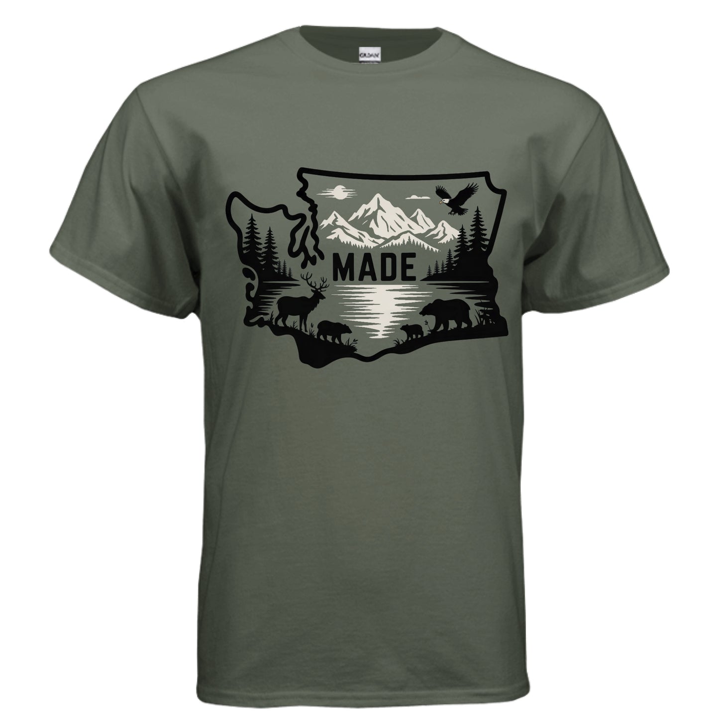 MILITARY GREEN - FRONT