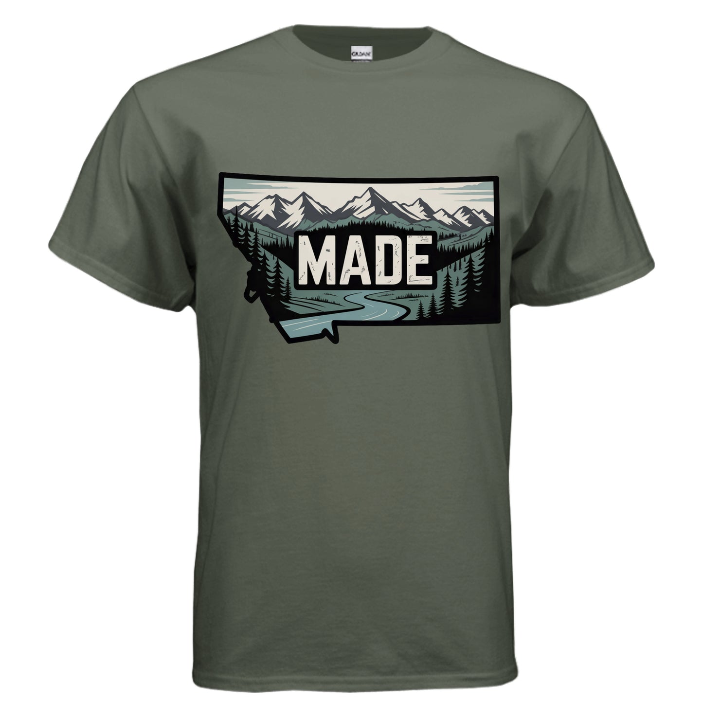 MILITARY GREEN - FRONT