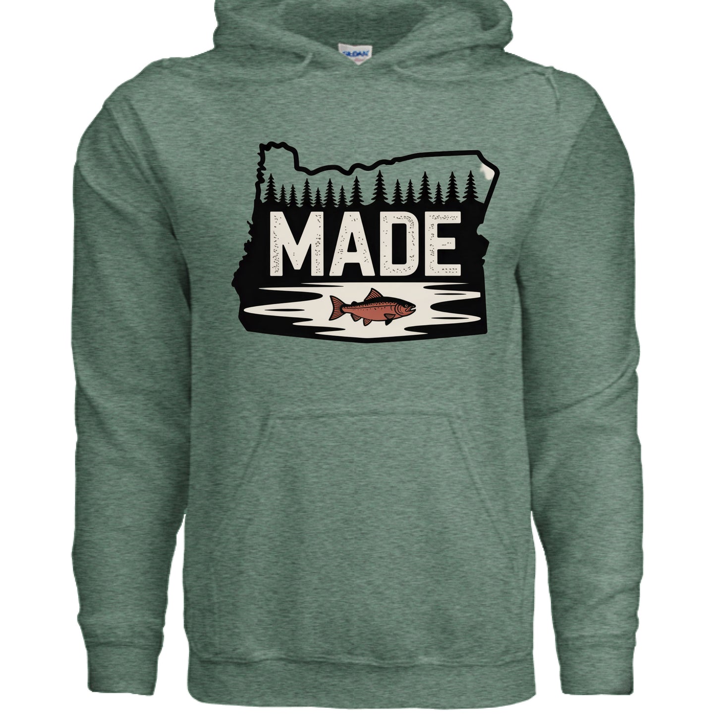 Heather Sport Dark Green - FRONT