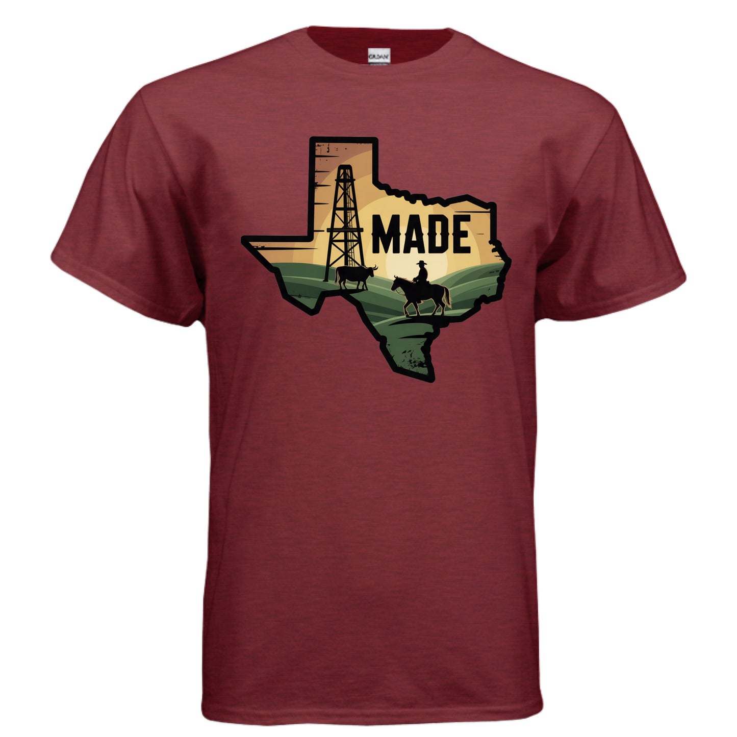 ANTIQUE CHERRY RED - FRONT