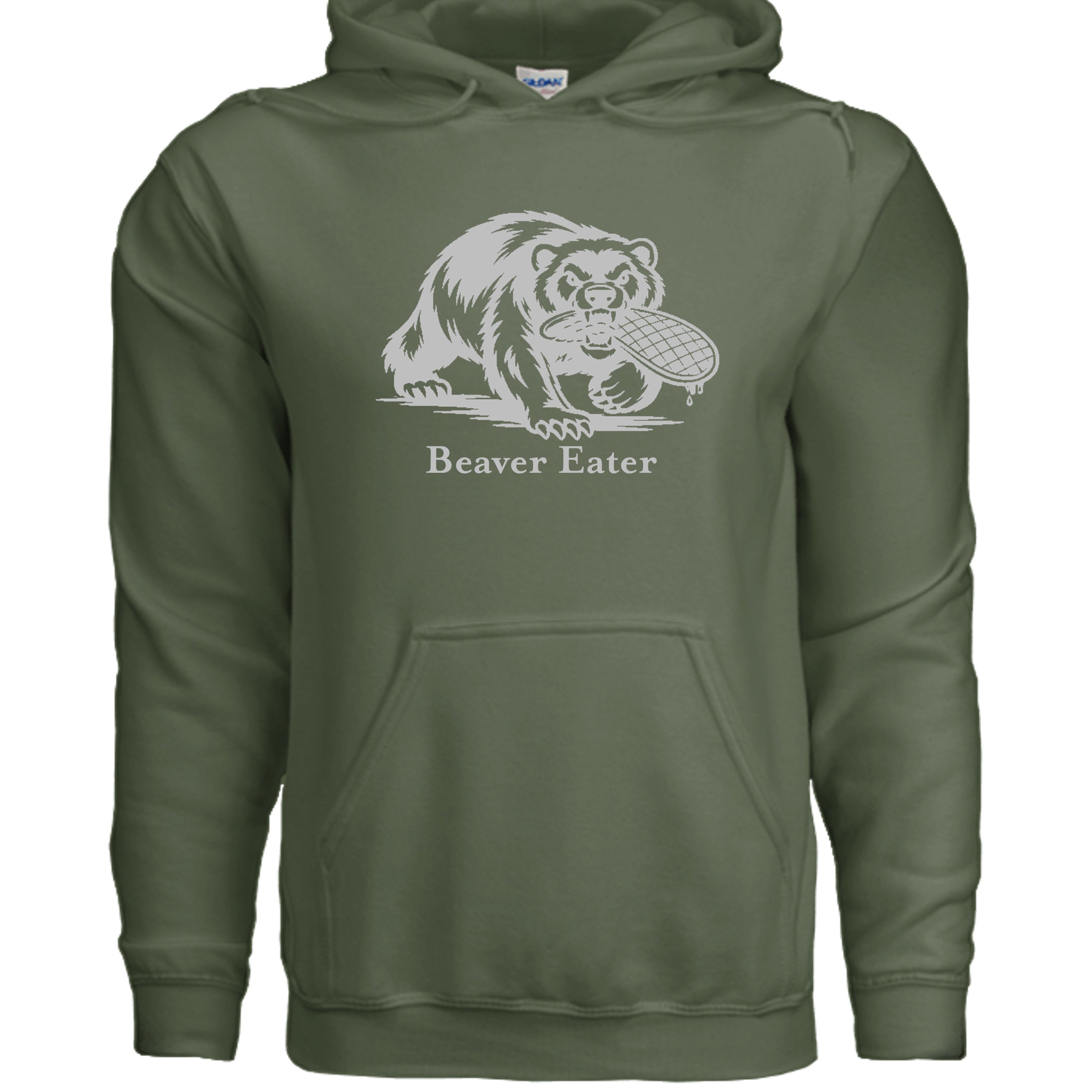 Beaver Whacker Beaver Eater Dark Hoodie – CROP