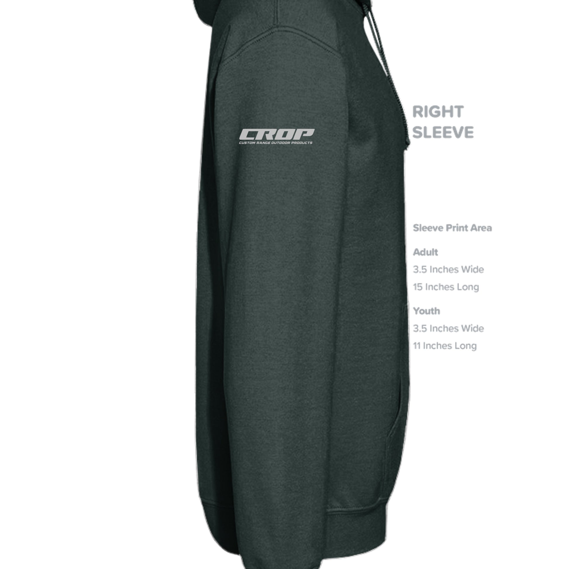 Fan Charcoal Heather - G185 - SLEEVE_RIGHT