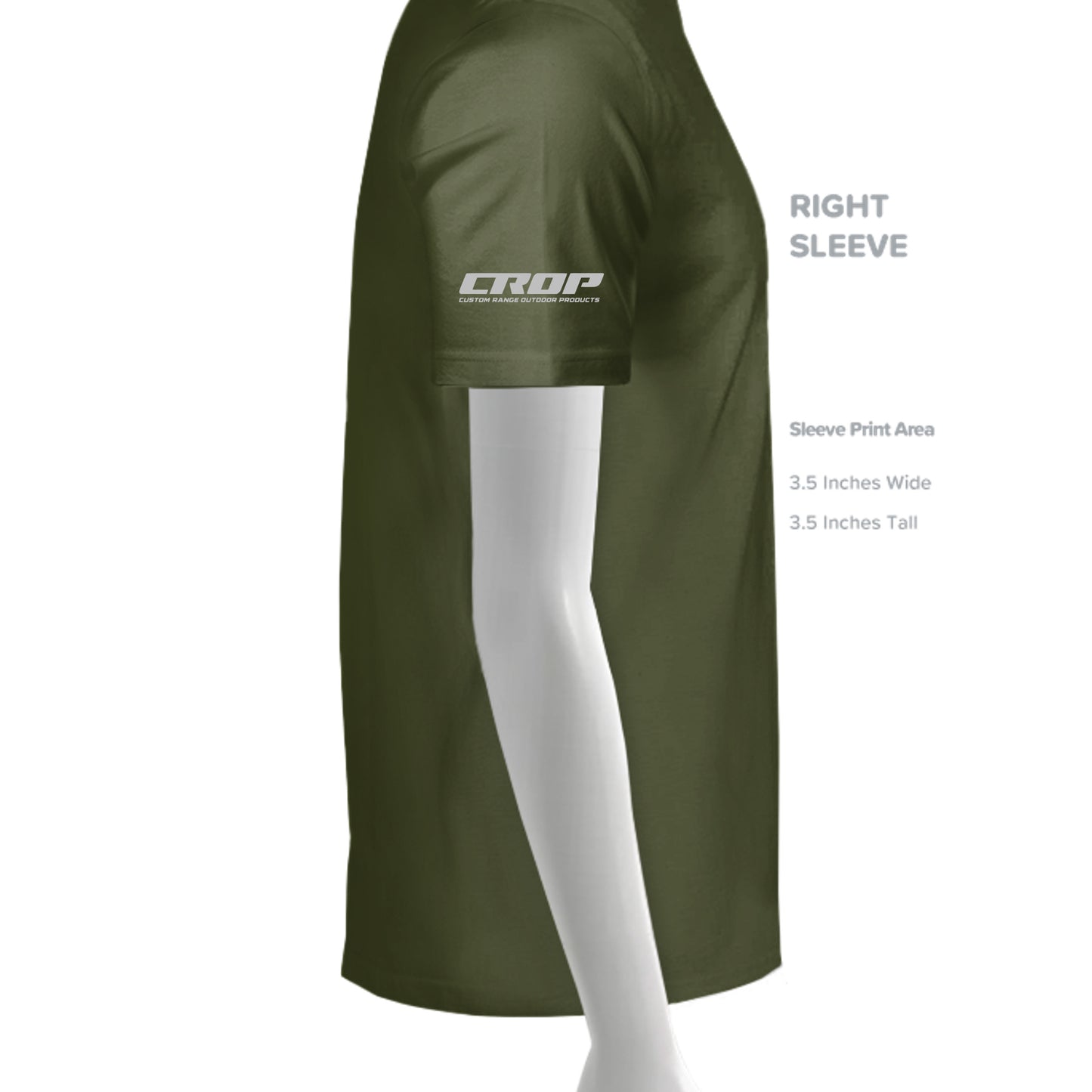 MILITARY GREEN - G500 - SLEEVE_RIGHT
