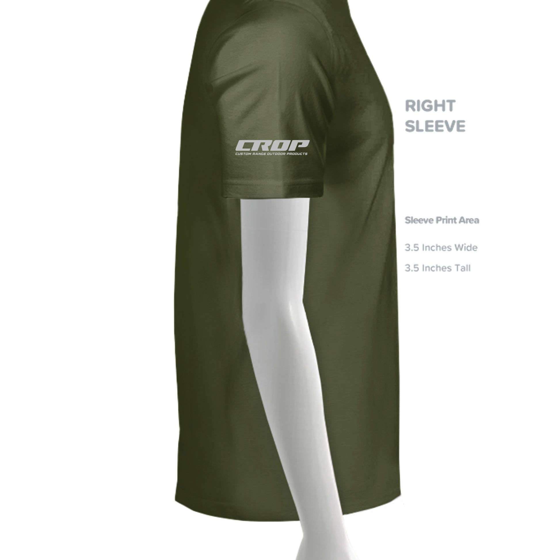 MILITARY GREEN - G500 - SLEEVE_RIGHT